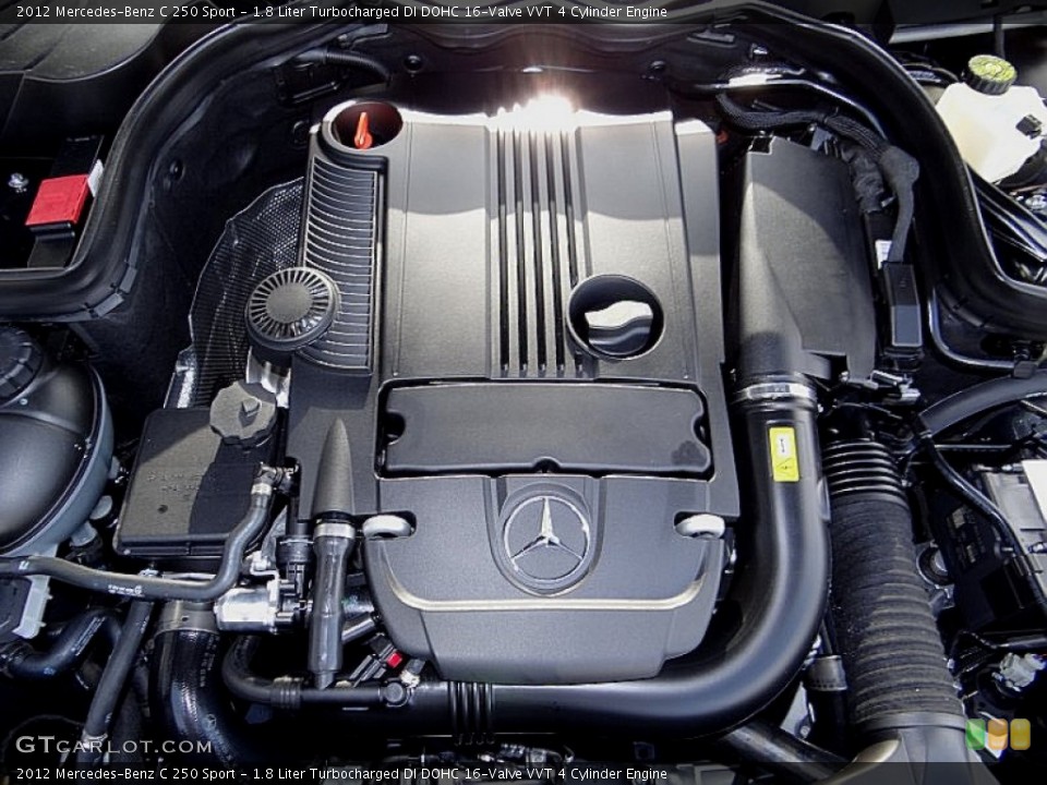 1.8 Liter Turbocharged DI DOHC 16-Valve VVT 4 Cylinder Engine for the 2012 Mercedes-Benz C #69112769