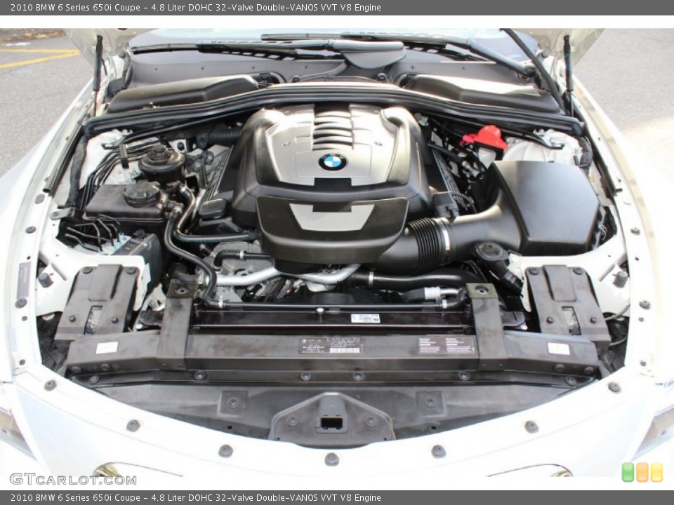 4.8 Liter DOHC 32-Valve Double-VANOS VVT V8 Engine for the 2010 BMW 6 Series #69114432