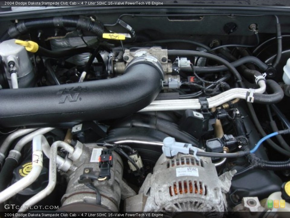 4.7 Liter SOHC 16-Valve PowerTech V8 Engine for the 2004 Dodge Dakota #69116732