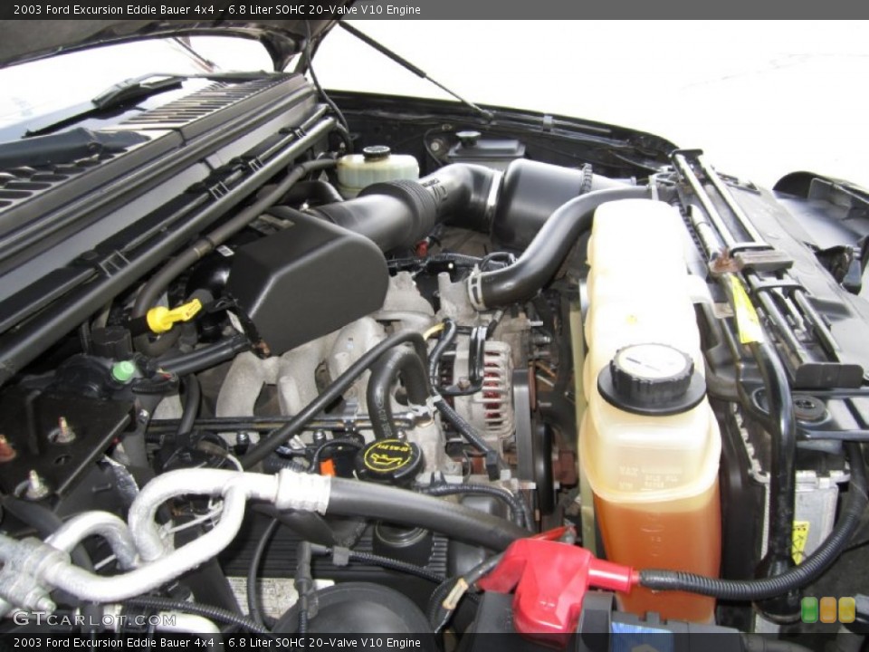 6.8 Liter SOHC 20-Valve V10 Engine for the 2003 Ford Excursion #69121217