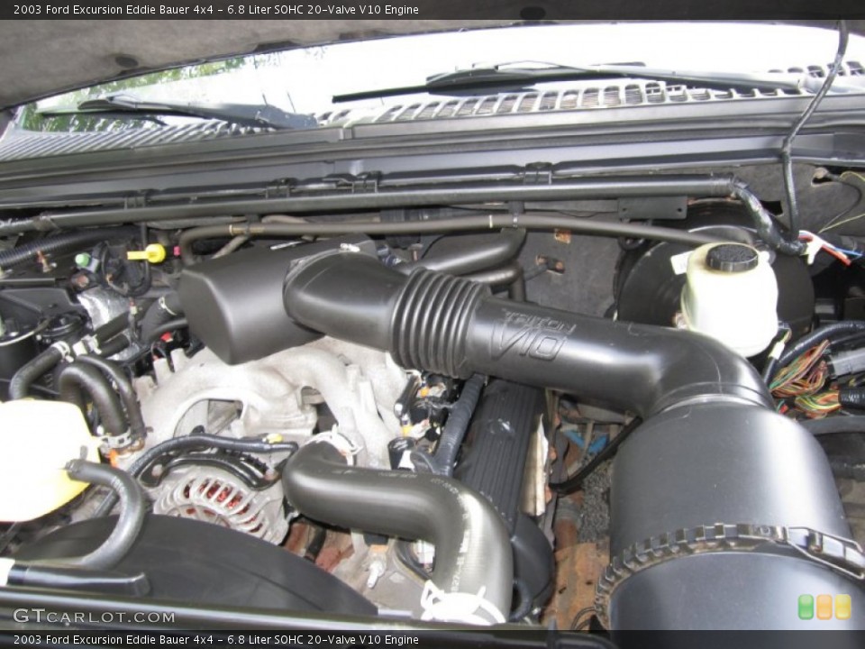 6.8 Liter SOHC 20-Valve V10 Engine for the 2003 Ford Excursion #69121226