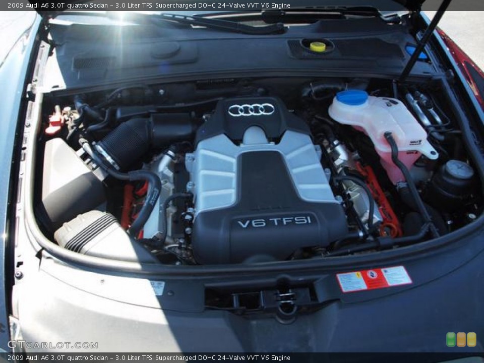 3.0 Liter TFSI Supercharged DOHC 24-Valve VVT V6 Engine for the 2009 Audi A6 #69128144