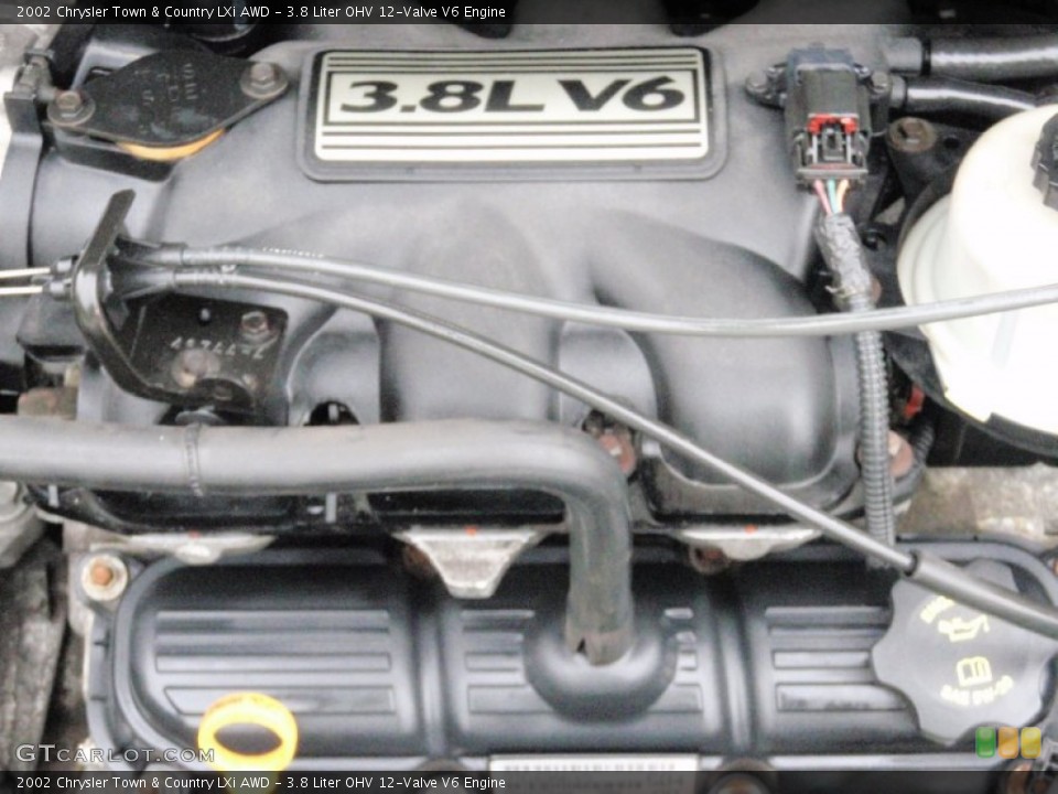 3.8 Liter OHV 12-Valve V6 Engine for the 2002 Chrysler Town & Country #69128534