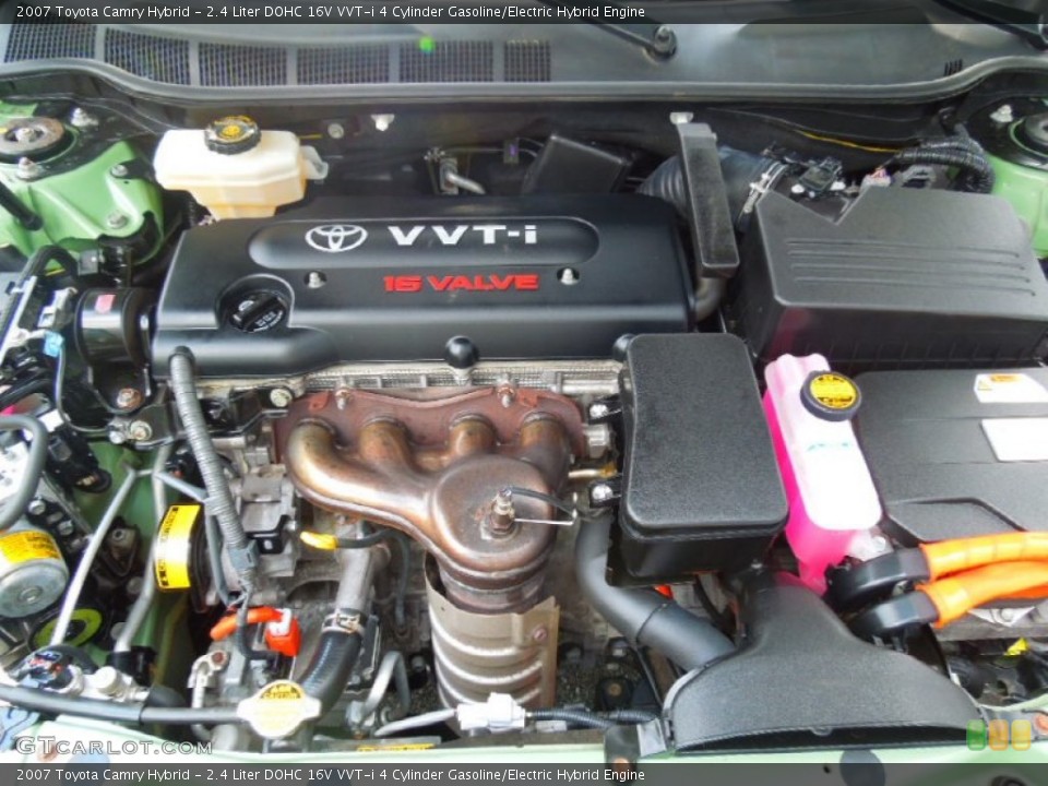 2.4 Liter DOHC 16V VVT-i 4 Cylinder Gasoline/Electric Hybrid Engine for the 2007 Toyota Camry #69133280