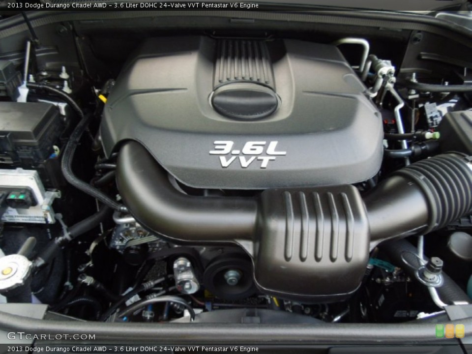 3.6 Liter DOHC 24-Valve VVT Pentastar V6 Engine for the 2013 Dodge Durango #69157567
