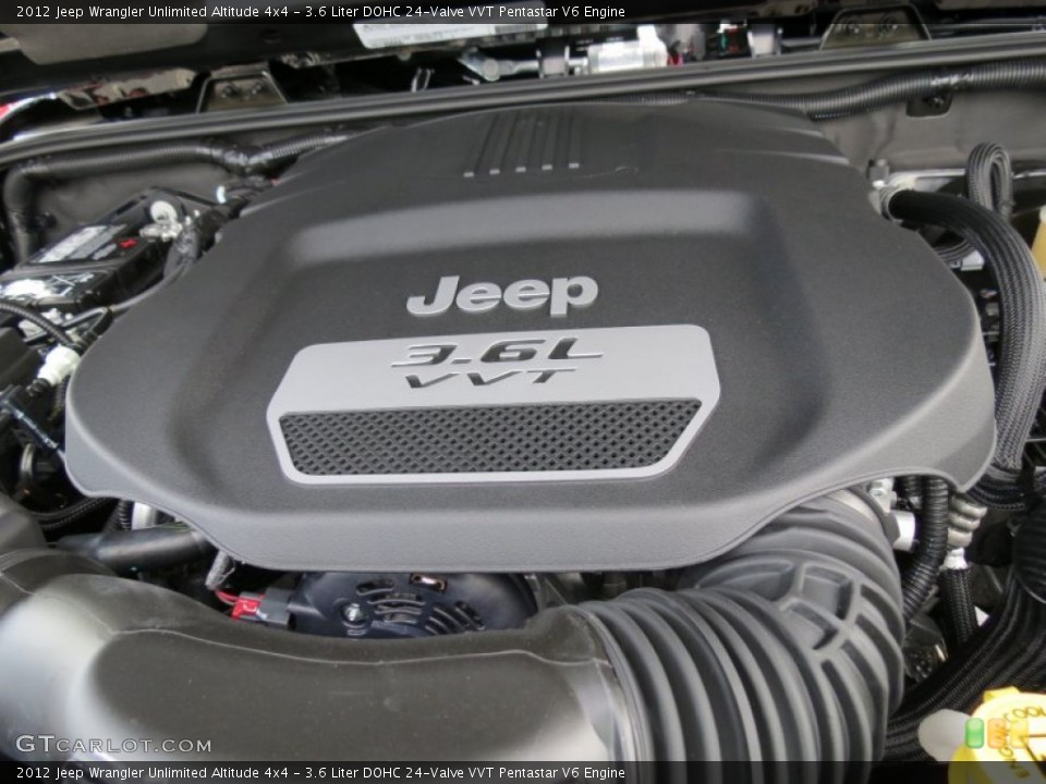 3.6 Liter DOHC 24-Valve VVT Pentastar V6 Engine for the 2012 Jeep Wrangler Unlimited #69162292