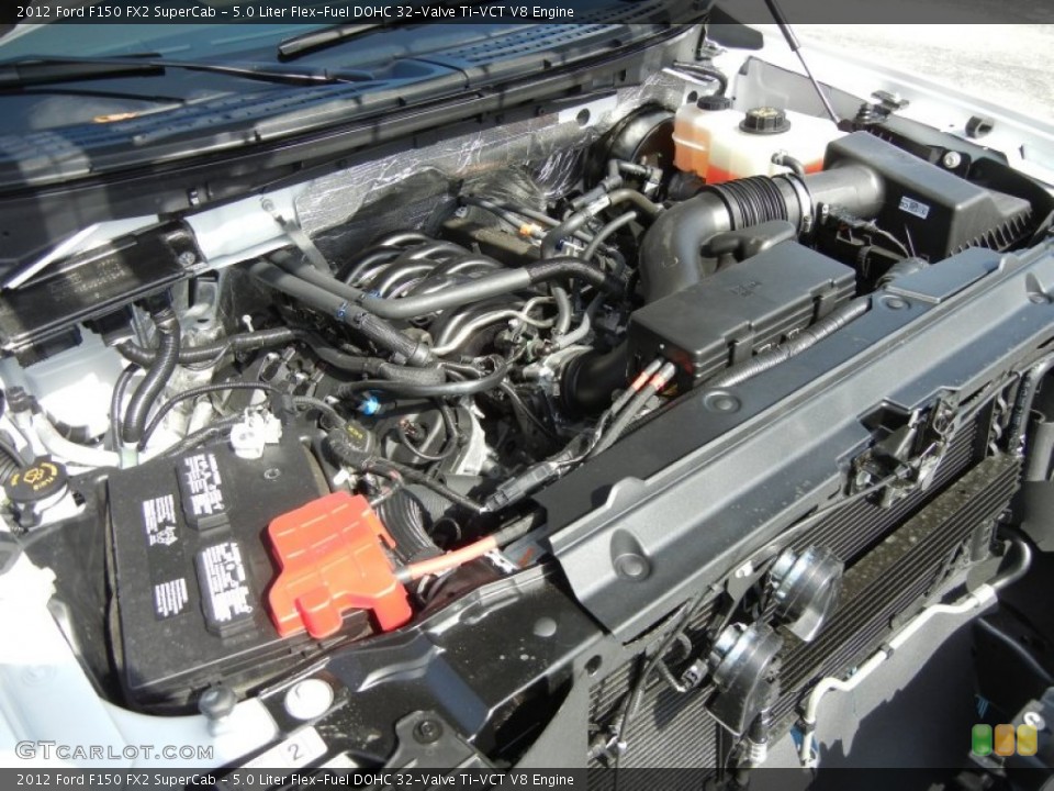 5.0 Liter Flex-Fuel DOHC 32-Valve Ti-VCT V8 2012 Ford F150 Engine