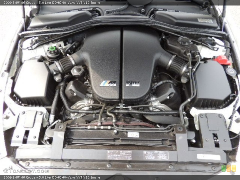 5.0 Liter DOHC 40-Valve VVT V10 Engine for the 2009 BMW M6 #69174676