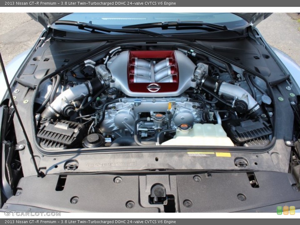 3.8 Liter Twin-Turbocharged DOHC 24-valve CVTCS V6 Engine for the 2013 Nissan GT-R #69174679