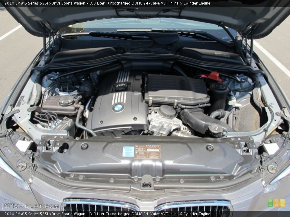 3.0 Liter Turbocharged DOHC 24-Valve VVT Inline 6 Cylinder Engine for the 2010 BMW 5 Series #69184951