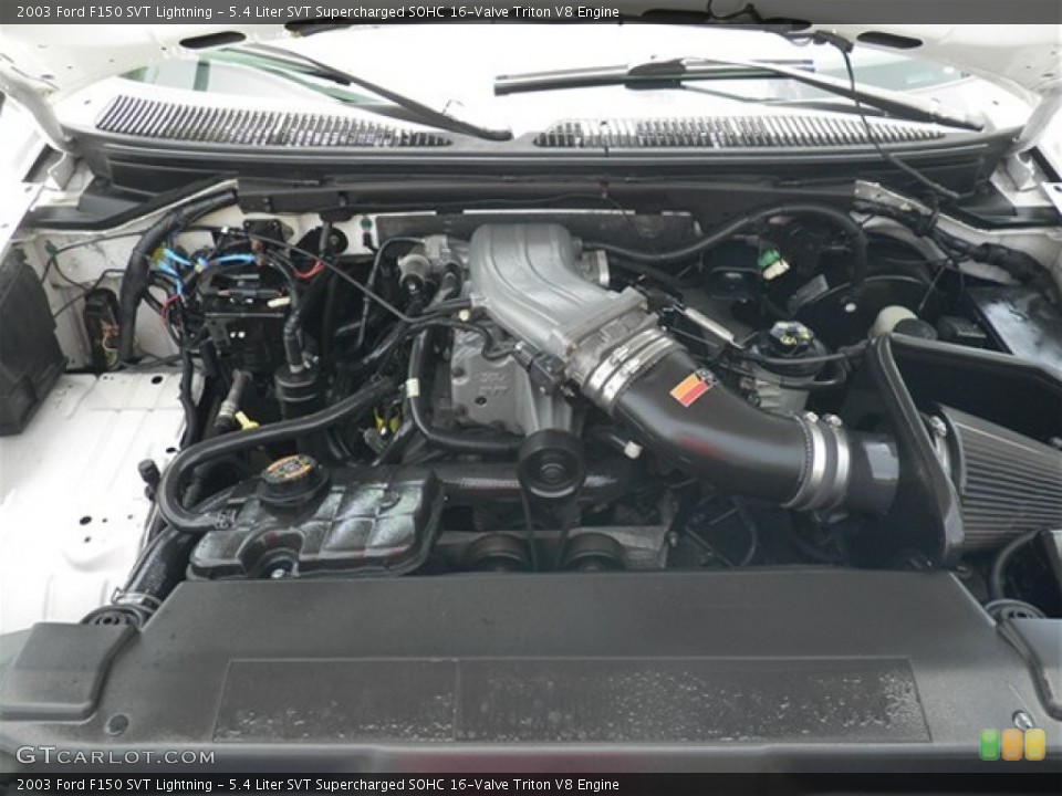 5.4 Liter SVT Supercharged SOHC 16-Valve Triton V8 Engine for the 2003 Ford F150 #69186280