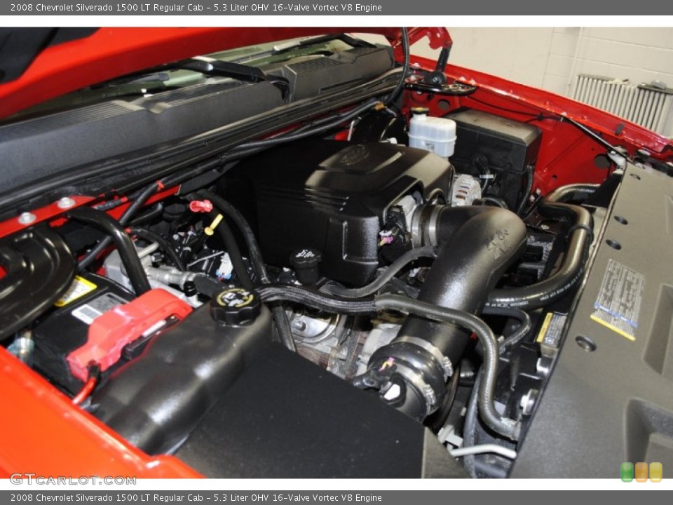 5.3 Liter OHV 16-Valve Vortec V8 Engine for the 2008 Chevrolet Silverado 1500 #69215988