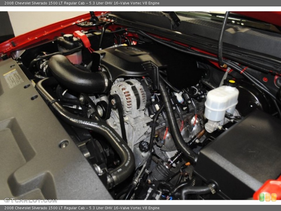 5.3 Liter OHV 16-Valve Vortec V8 Engine for the 2008 Chevrolet Silverado 1500 #69215994