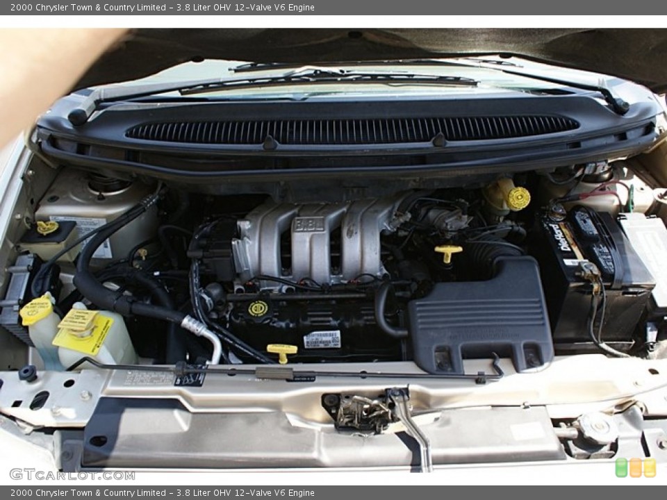 3.8 Liter OHV 12-Valve V6 Engine for the 2000 Chrysler Town & Country #69216084
