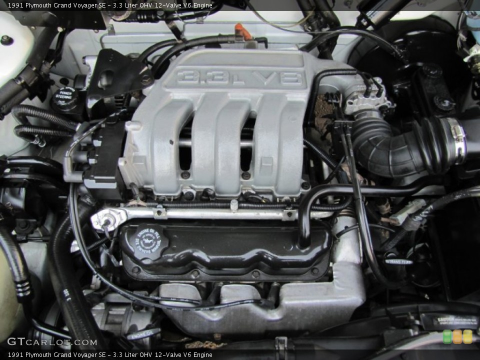 3.3 Liter OHV 12-Valve V6 1991 Plymouth Grand Voyager Engine