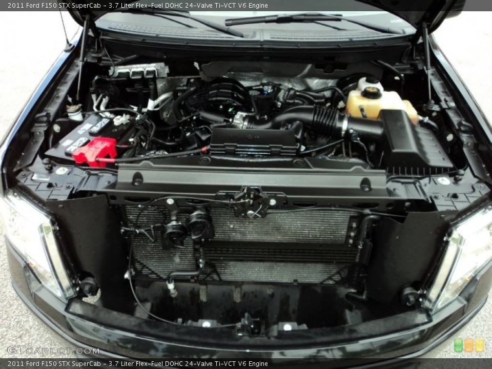 3.7 Liter Flex-Fuel DOHC 24-Valve Ti-VCT V6 Engine for the 2011 Ford F150 #69219825