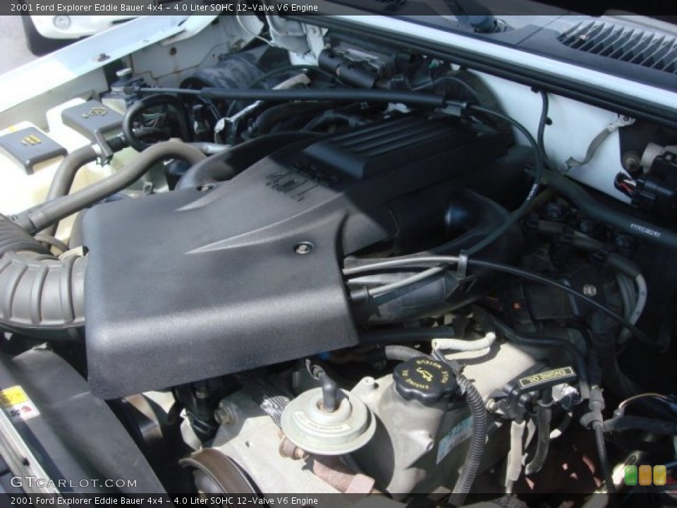 4.0 Liter SOHC 12-Valve V6 2001 Ford Explorer Engine
