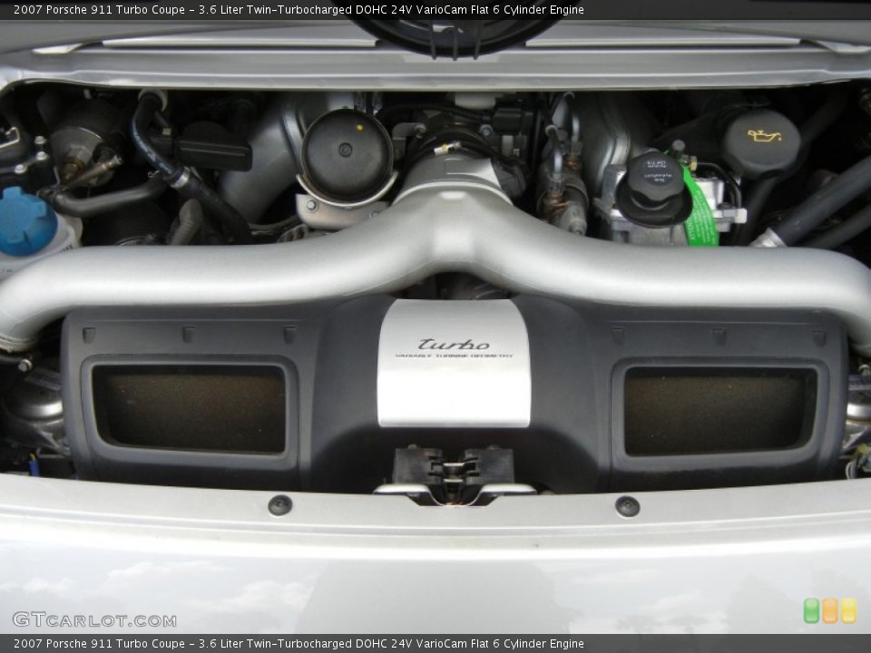3.6 Liter Twin-Turbocharged DOHC 24V VarioCam Flat 6 Cylinder Engine for the 2007 Porsche 911 #69238668