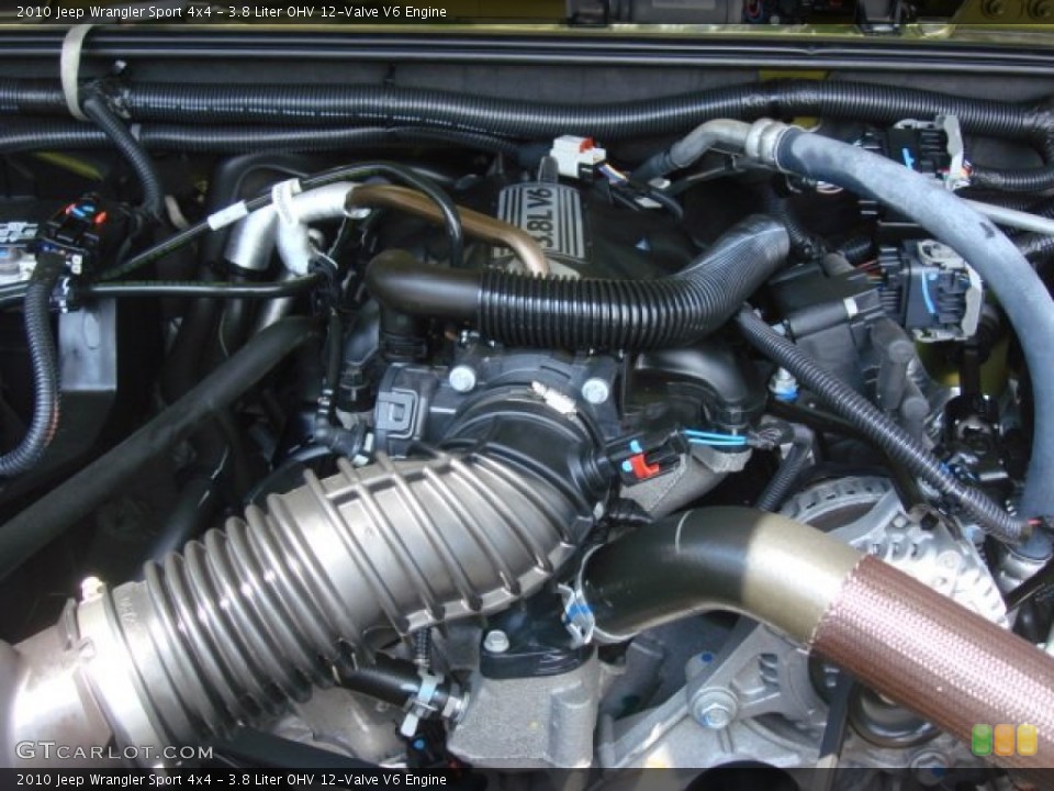 3.8 Liter OHV 12-Valve V6 Engine for the 2010 Jeep Wrangler #69246681