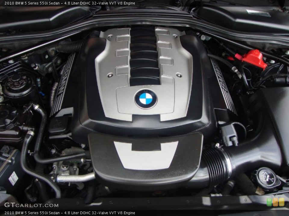 4.8 Liter DOHC 32-Valve VVT V8 Engine for the 2010 BMW 5 Series #69259209