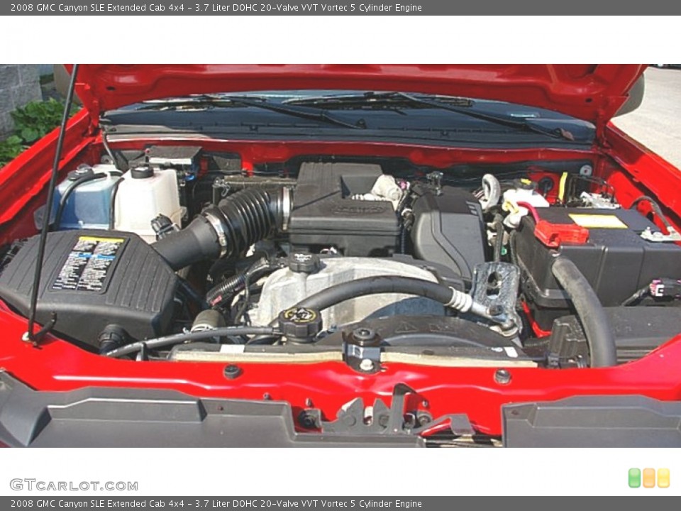 3.7 Liter DOHC 20-Valve VVT Vortec 5 Cylinder Engine for the 2008 GMC Canyon #69260769