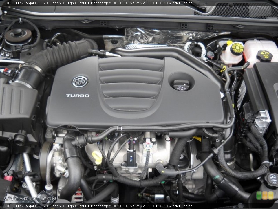 2.0 Liter SIDI High Output Turbocharged DOHC 16-Valve VVT ECOTEC 4 Cylinder Engine for the 2012 Buick Regal #69263979