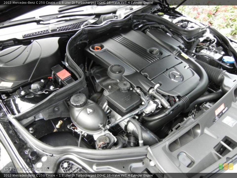 1.8 Liter DI Turbocharged DOHC 16-Valve VVT 4 Cylinder Engine for the 2013 Mercedes-Benz C #69283605