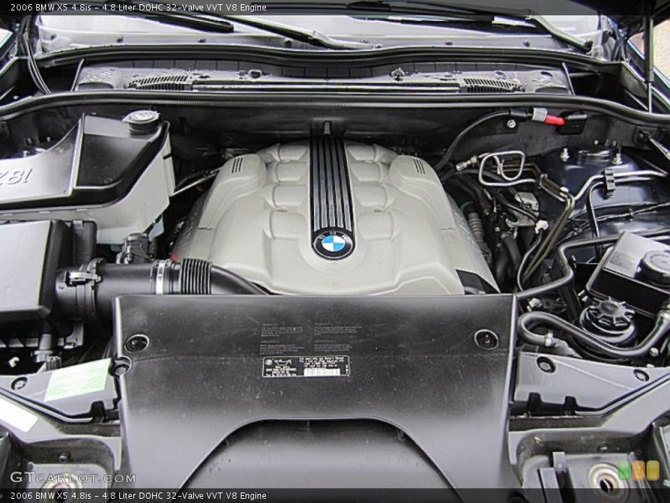 4.8 Liter DOHC 32-Valve VVT V8 Engine for the 2006 BMW X5 #69284589