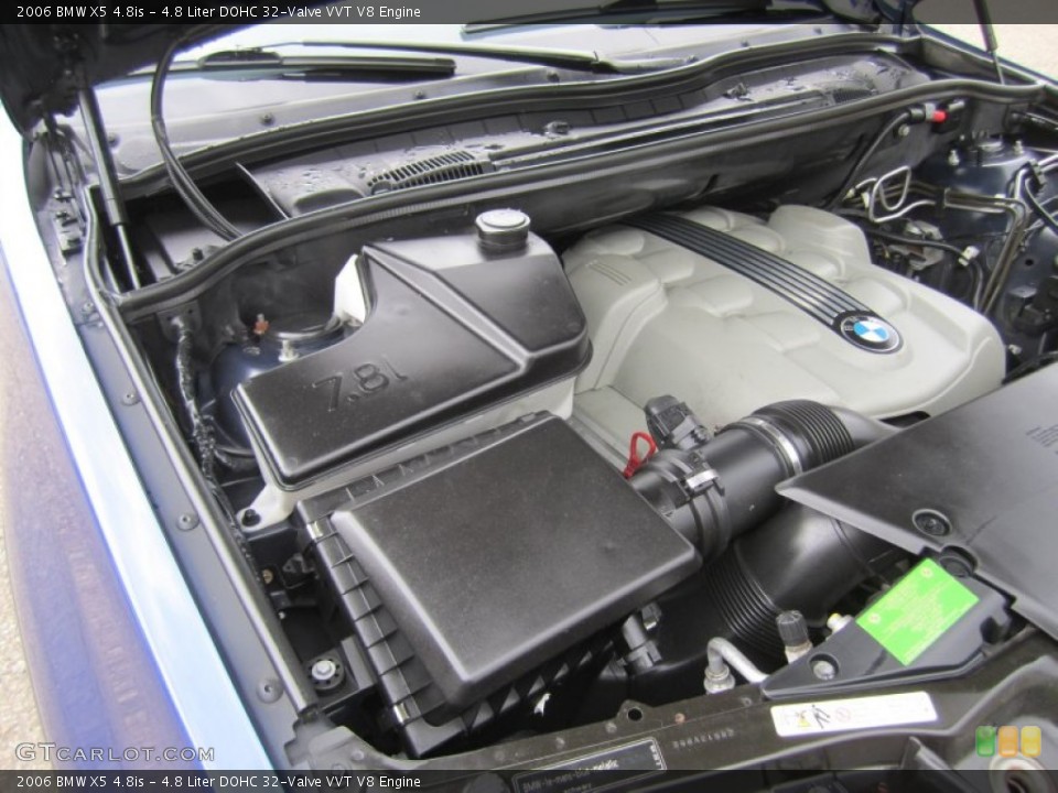 4.8 Liter DOHC 32-Valve VVT V8 Engine for the 2006 BMW X5 #69284598