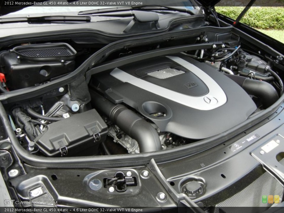 4.6 Liter DOHC 32-Valve VVT V8 2012 Mercedes-Benz GL Engine