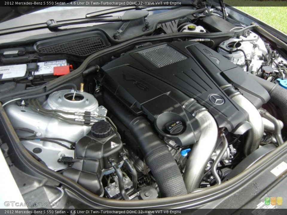 4.6 Liter DI Twin-Turbocharged DOHC 32-Valve VVT V8 Engine for the 2012 Mercedes-Benz S #69285627
