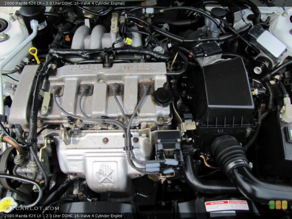2.0 Liter DOHC 16-Valve 4 Cylinder Engine for the 2000 Mazda 626 #69315177