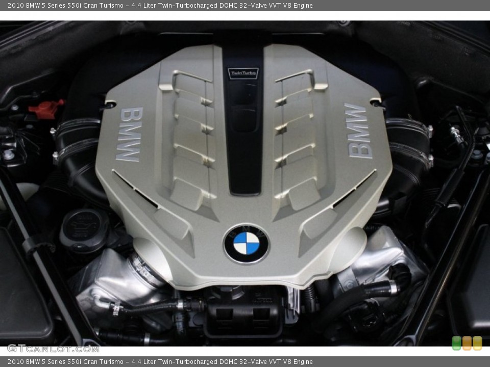 4.4 Liter Twin-Turbocharged DOHC 32-Valve VVT V8 Engine for the 2010 BMW 5 Series #69321276