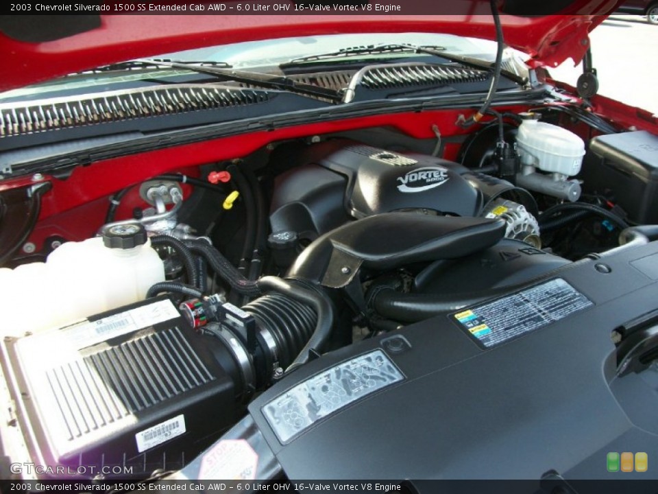6.0 Liter OHV 16-Valve Vortec V8 Engine for the 2003 Chevrolet Silverado 1500 #69329040