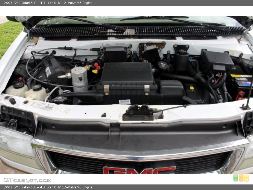 4.3 Liter OHV 12-Valve V6 Engine for the 2003 GMC Safari #69344025