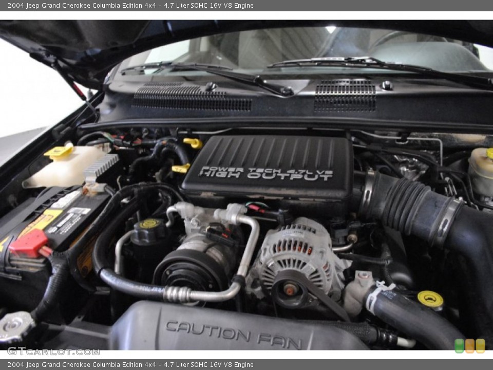 4.7 Liter SOHC 16V V8 Engine for the 2004 Jeep Grand Cherokee #69352243