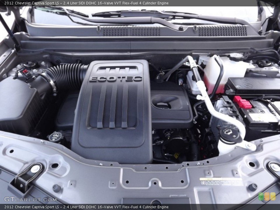 2.4 Liter SIDI DOHC 16-Valve VVT Flex-Fuel 4 Cylinder Engine for the 2012 Chevrolet Captiva Sport #69354001