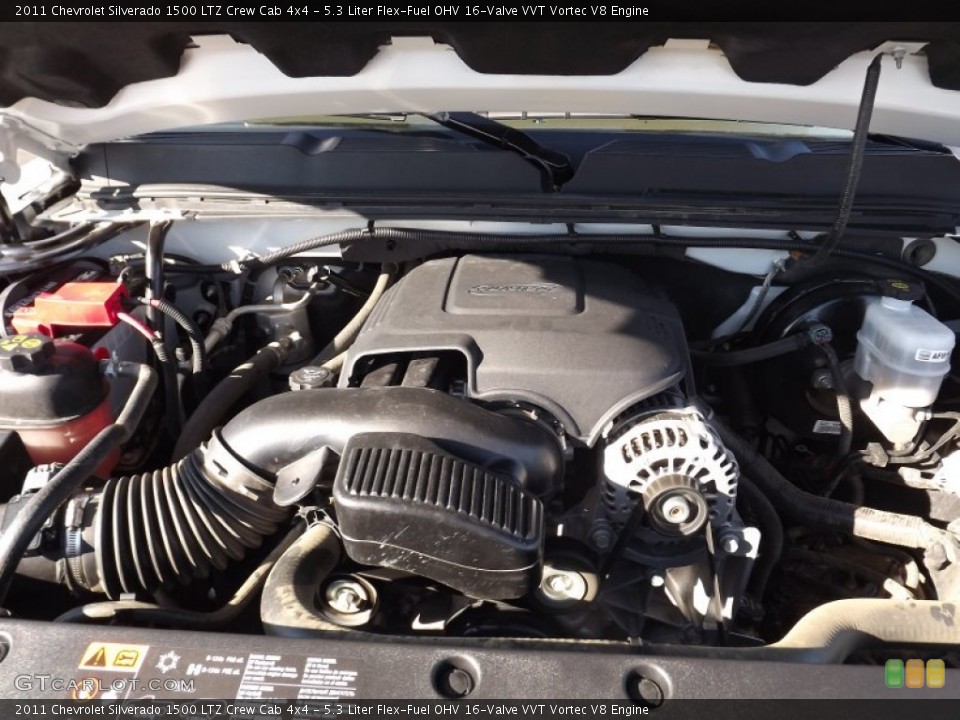 5.3 Liter Flex-Fuel OHV 16-Valve VVT Vortec V8 Engine for the 2011 Chevrolet Silverado 1500 #69354169
