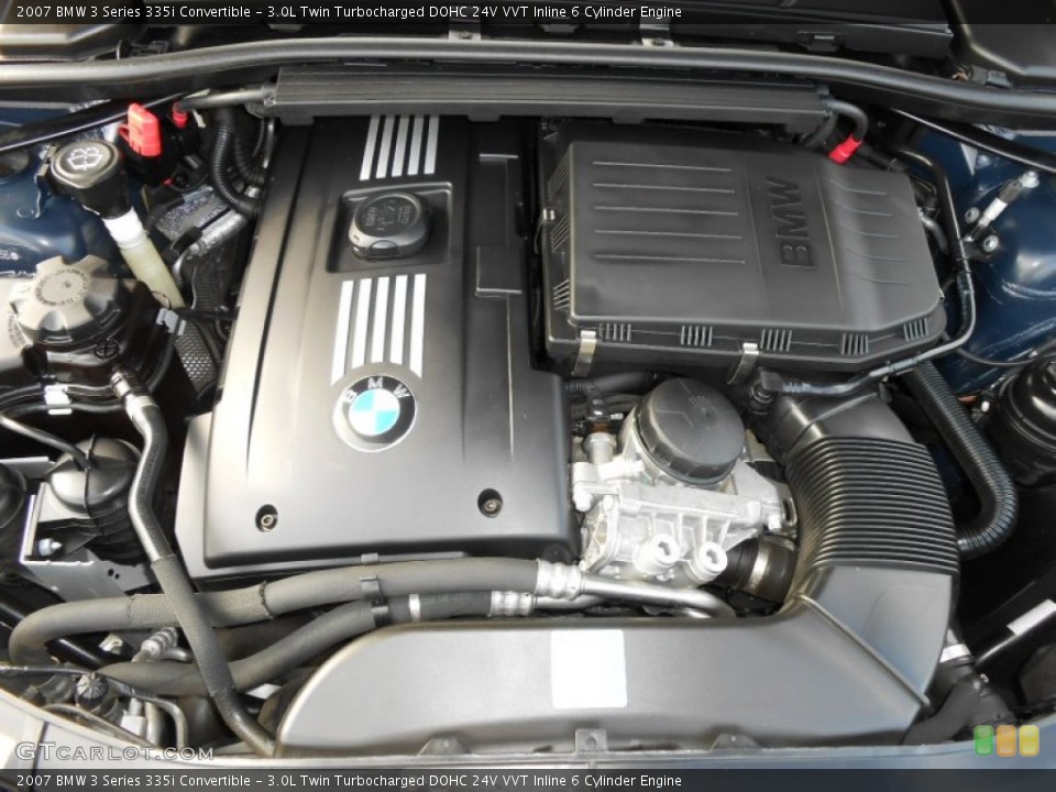 3.0L Twin Turbocharged DOHC 24V VVT Inline 6 Cylinder Engine for the 2007 BMW 3 Series #69381193