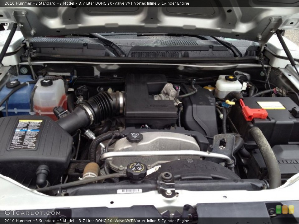 3.7 Liter DOHC 20-Valve VVT Vortec Inline 5 Cylinder Engine for the 2010 Hummer H3 #69386598