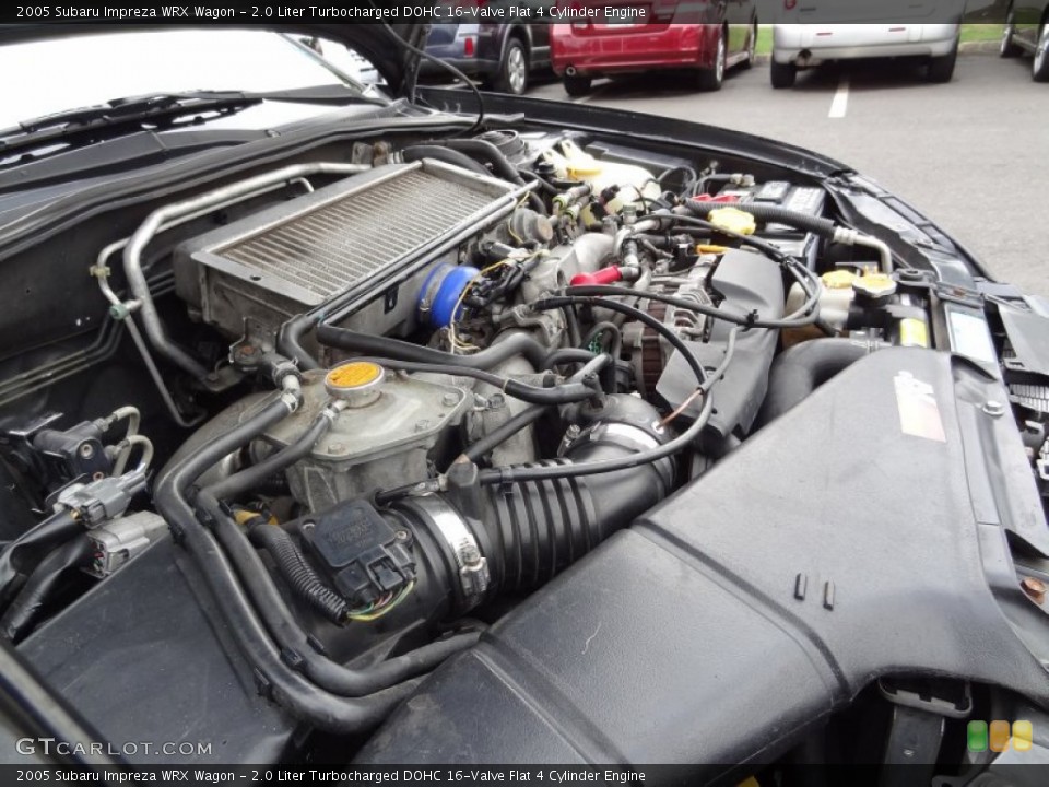2.0 Liter Turbocharged DOHC 16-Valve Flat 4 Cylinder Engine for the 2005 Subaru Impreza #69393733