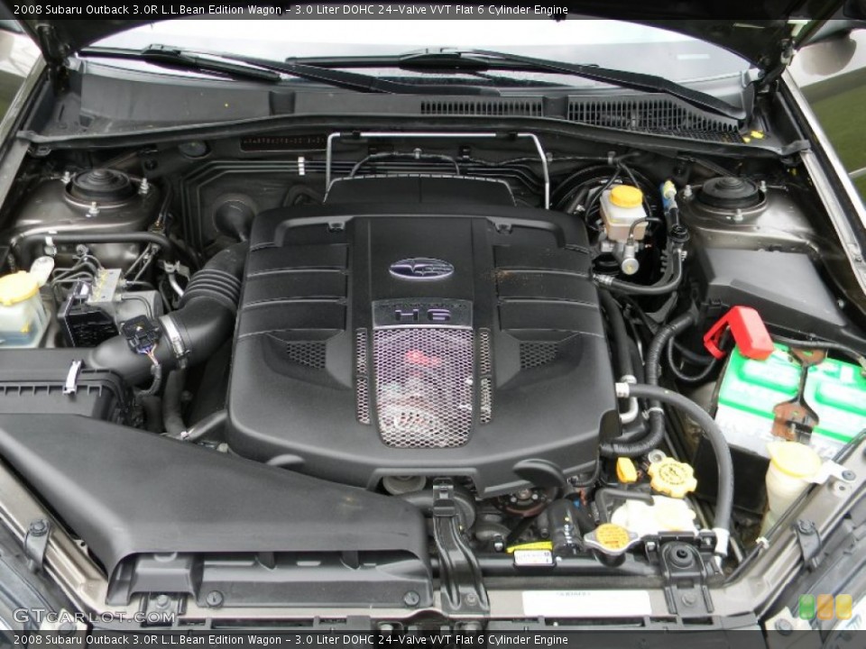 3.0 Liter DOHC 24-Valve VVT Flat 6 Cylinder Engine for the 2008 Subaru Outback #69402979