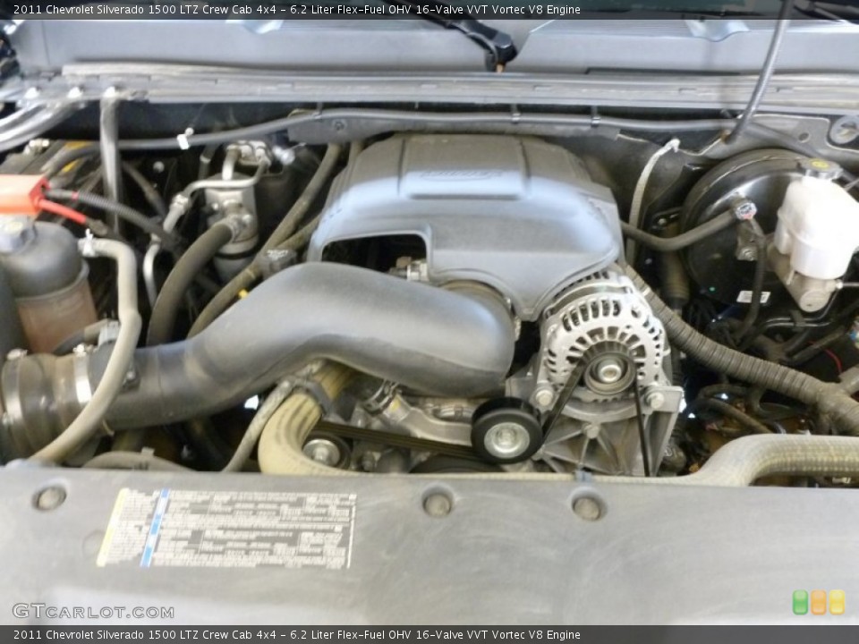 6.2 Liter Flex-Fuel OHV 16-Valve VVT Vortec V8 Engine for the 2011 Chevrolet Silverado 1500 #69408270