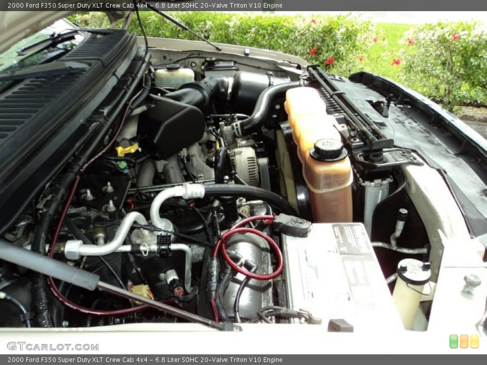 6.8 Liter SOHC 20-Valve Triton V10 Engine for the 2000 Ford F350 Super Duty #69409435