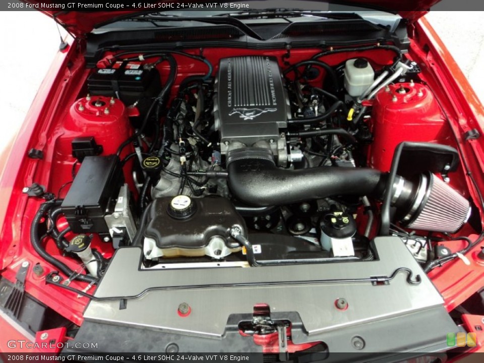 4.6 Liter SOHC 24-Valve VVT V8 Engine for the 2008 Ford Mustang #69409729