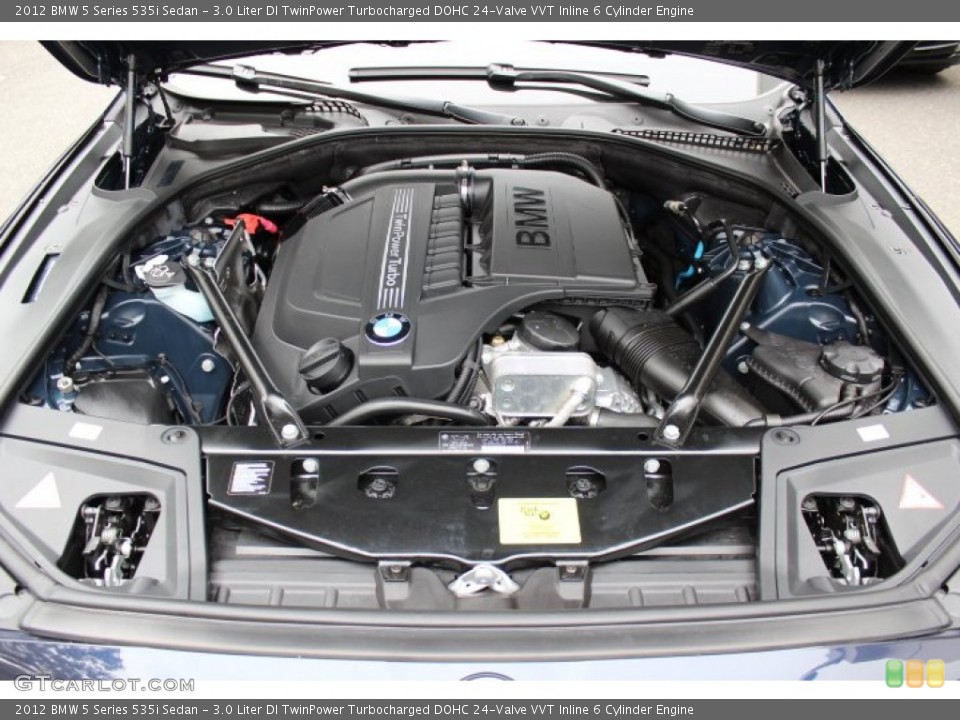 3.0 Liter DI TwinPower Turbocharged DOHC 24-Valve VVT Inline 6 Cylinder Engine for the 2012 BMW 5 Series #69420937