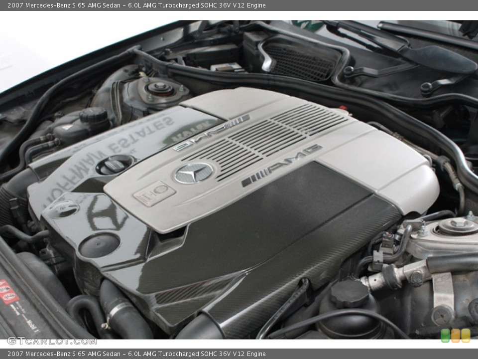 6.0L AMG Turbocharged SOHC 36V V12 2007 Mercedes-Benz S Engine