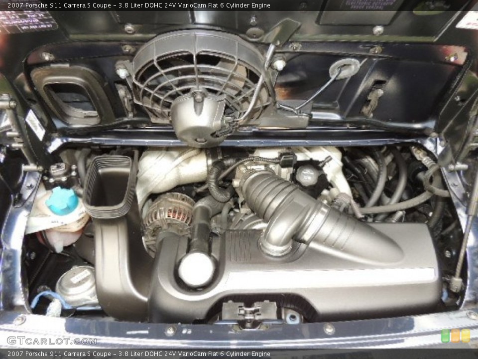 3.8 Liter DOHC 24V VarioCam Flat 6 Cylinder Engine for the 2007 Porsche 911 #69430234