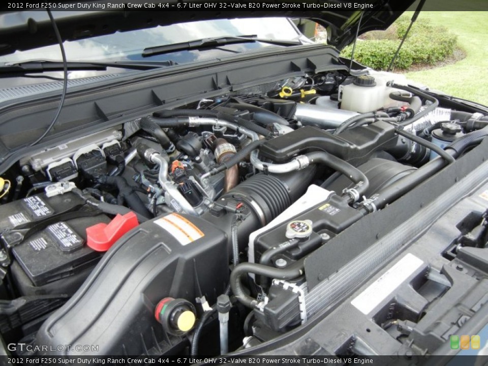 6.7 Liter OHV 32-Valve B20 Power Stroke Turbo-Diesel V8 Engine for the 2012 Ford F250 Super Duty #69432082