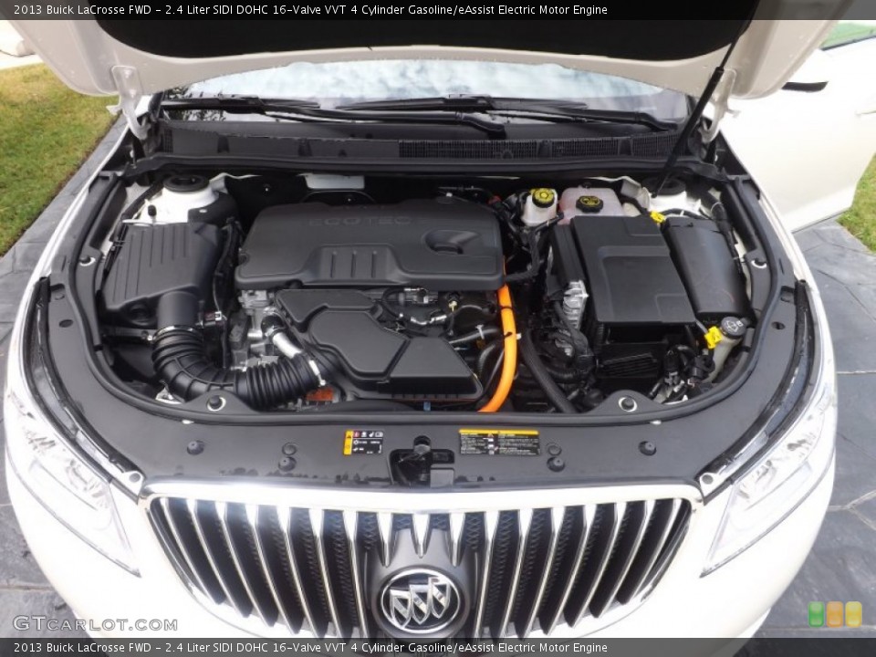 2.4 Liter SIDI DOHC 16-Valve VVT 4 Cylinder Gasoline/eAssist Electric Motor Engine for the 2013 Buick LaCrosse #69438427
